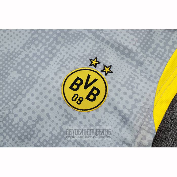 Camiseta De Futbol de Entrenamiento Borussia Dortmund Sin Mangas 2025-2026 Gris